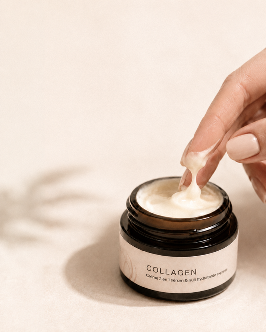 Collagen Crème 2 en 1 Sérum et Nuit hydratante express