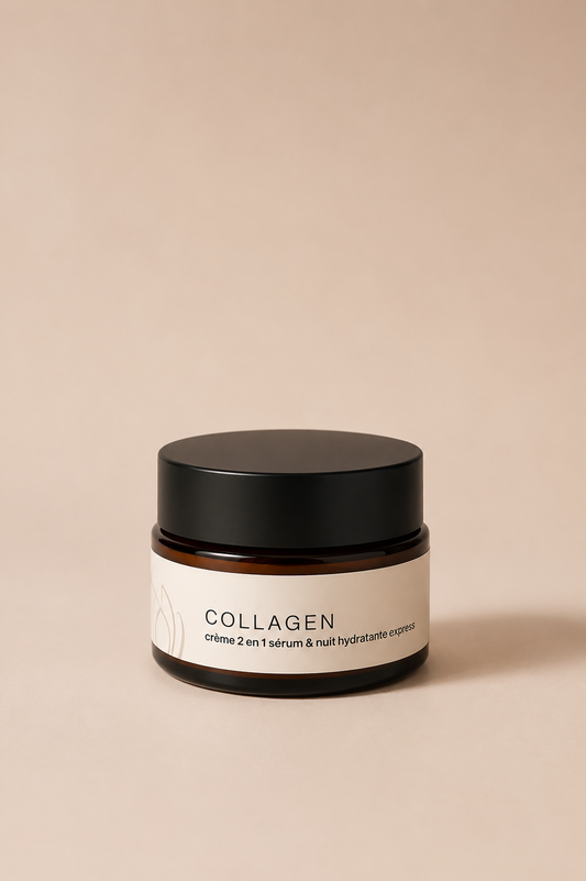 Collagen Crème 2 en 1 Sérum et Nuit hydratante express